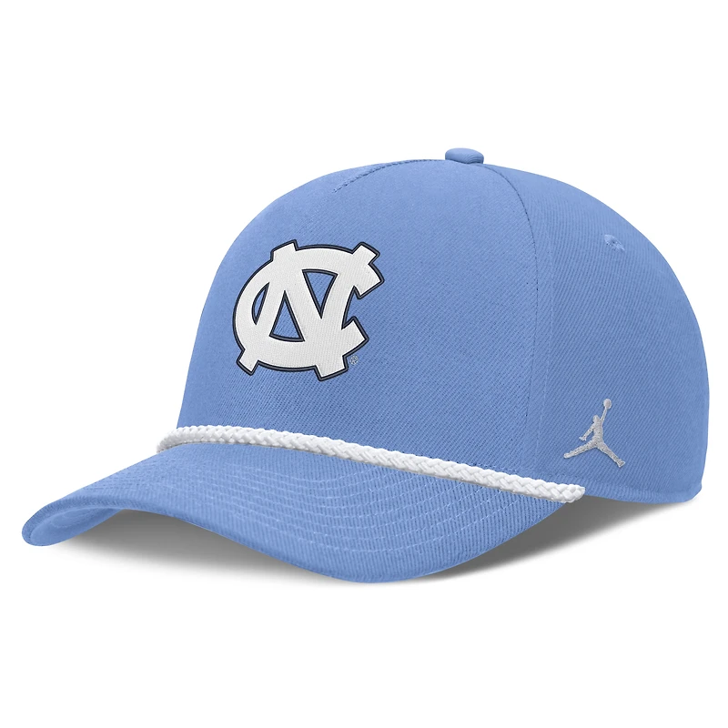 Unisex Jordan Brand Carolina Blue North Carolina Tar Heels Rope Rise Adjustable Hat