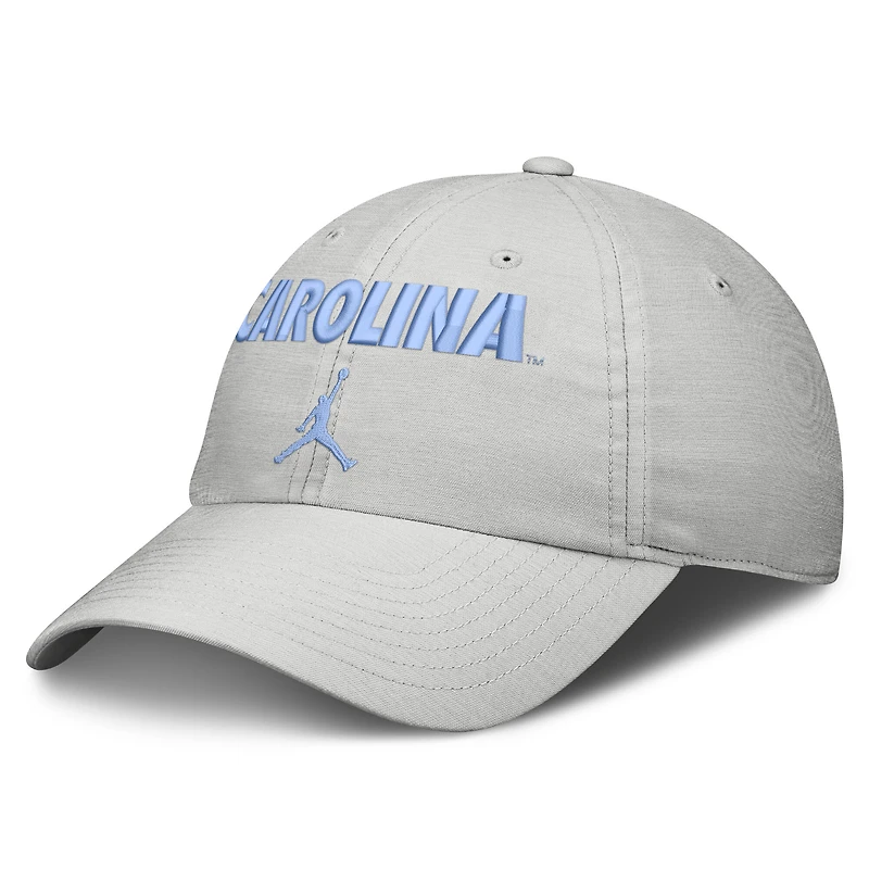Unisex Jordan Brand Gray North Carolina Tar Heels 2026 On-Field Gameday Club Adjustable Hat