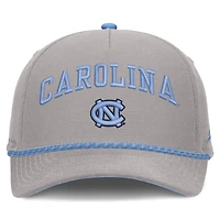Unisex Jordan Brand Gray North Carolina Tar Heels Primetime Rise Rope Adjustable Hat
