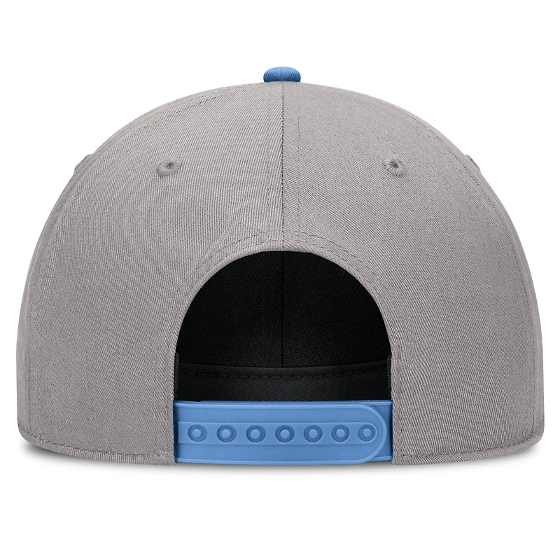 Unisex Jordan Brand Gray North Carolina Tar Heels Primetime Rise Rope Adjustable Hat