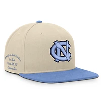 Casquette unisexe Jordan Brand Natural/Bleu Caroline North Carolina Tar Heels Campus Prep
