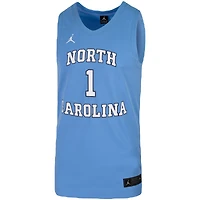 Unisex Jordan Brand #1 Carolina Blue North Tar Heels Women's Basketball Replica Jersey