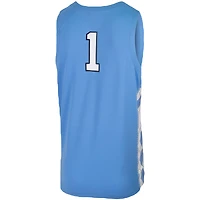 Unisex Jordan Brand #1 Carolina Blue North Tar Heels Women's Basketball Replica Jersey