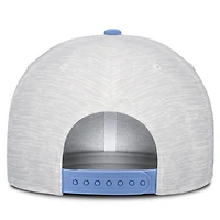 Casquette unisexe Jordan Brand blanche/bleu Caroline North Carolina Tar Heels Primetime Rise ajustable