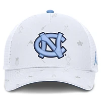 Unisex Jordan Brand  White North Carolina Tar Heels Country Club Golfin' Rise Trucker Adjustable Hat