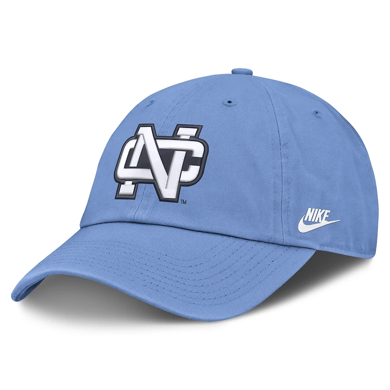 Casquette unisexe Nike Carolina Blue North Carolina Tar Heels Legacy Letter Club ajustable