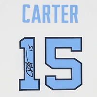 Maillot réplique Jordan Brand autographié par Vince Carter des Tar Heels de Caroline du Nord