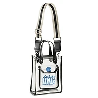 WEAR by Erin Andrews Sac à bandoulière transparent avec pochette à monnaie des Tar Heels de Caroline du Nord