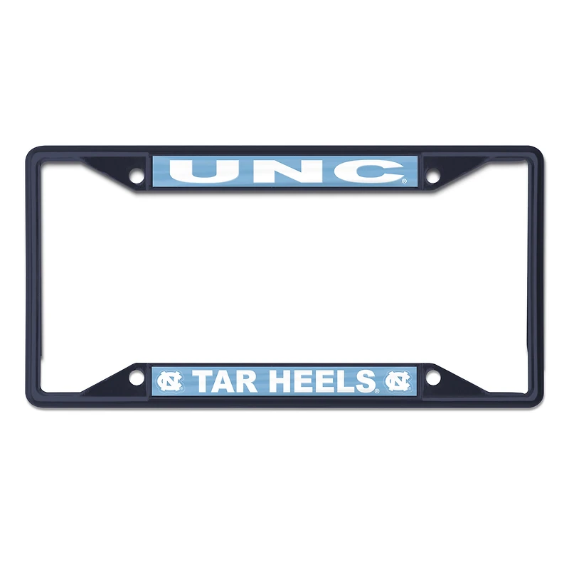 WinCraft North Carolina Tar Heels Cadre de plaque d'immatriculation chromé