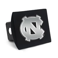 Housse d'attelage WinCraft North Carolina Tar Heels Premium en métal chromé avec logo