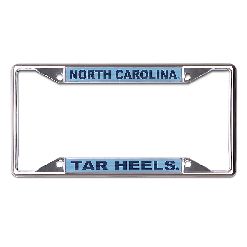 WinCraft North Carolina Tar Heels Printed Metal License Plate Frame