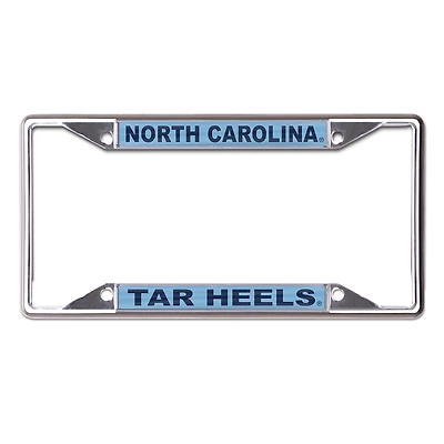 WinCraft North Carolina Tar Heels Printed Metal License Plate Frame