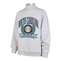 Sweat-shirt à col montant Laurel Arch gris '47 pour femmes, North Carolina Tar Heels