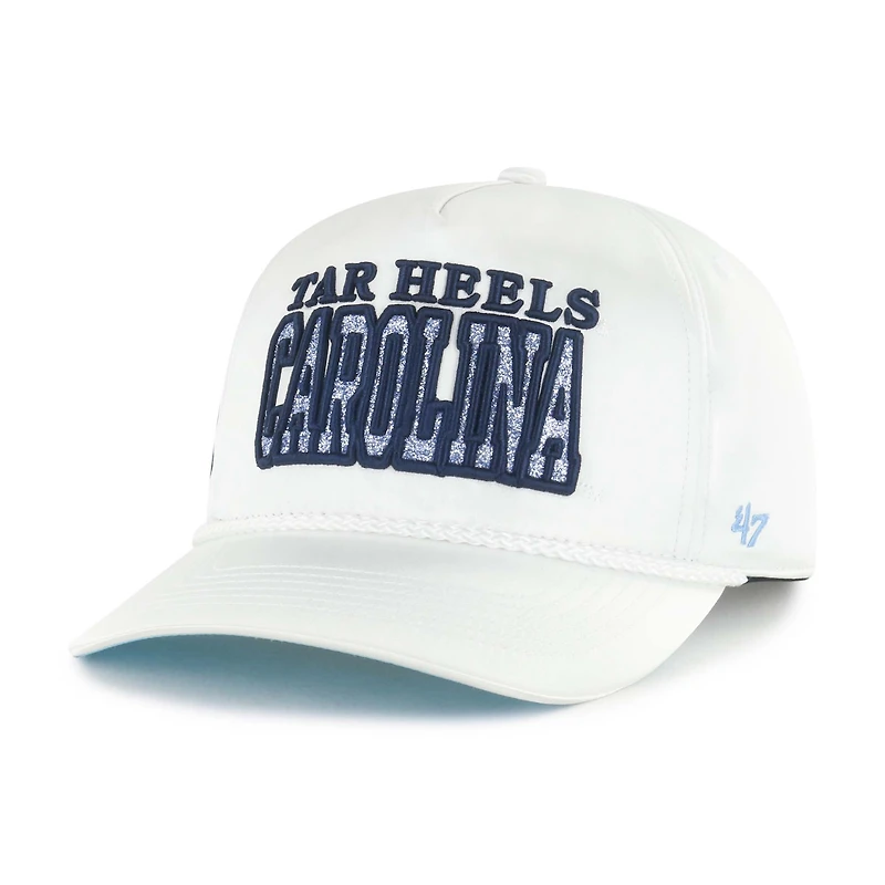 Casquette ajustable Outspoken Hitch blanche 1947 pour femme des Tar Heels de Caroline du Nord