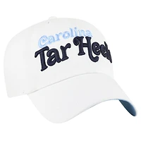 Casquette ajustable blanche pour femme « 47 North Carolina Tar Heels Pensacola Clean Up