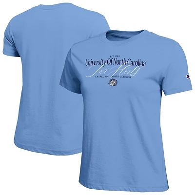 Women's Champion Carolina Blue North Tar Heels Lifestyle T-Shirt