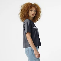 T-shirt Champion pour femmes, bleu marine, domicile des Tar Heels de Caroline du Nord, logo