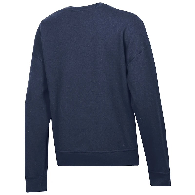 Women's Champion Navy North Carolina Tar Heels Powerblend Sweatshirt