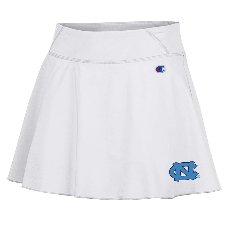 Women's Champion White North Carolina Tar Heels Tailgate Soft Touch Skort