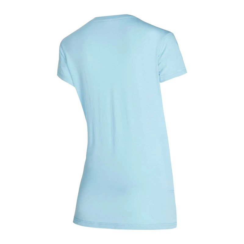 Women's Concepts Sport  Carolina Blue North Tar Heels Vector T-Shirt & Flannel Pants Sleep Set