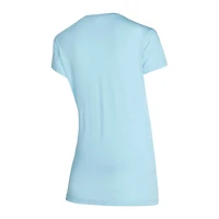 Women's Concepts Sport  Carolina Blue North Tar Heels Vector T-Shirt & Flannel Pants Sleep Set