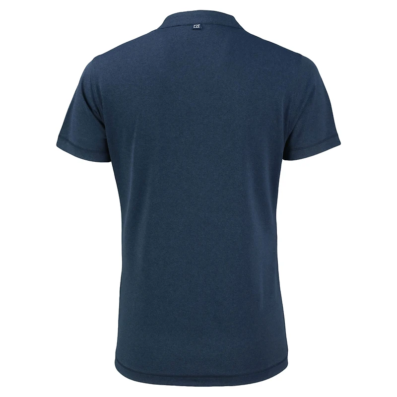 Women's Cutter & Buck Carolina Blue North Tar Heels Alumni Forge Heathered Stretch Blade Top