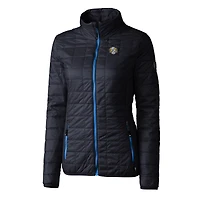 Doudoune isolante entièrement zippée PrimaLoft Eco pour femme, bleu marine, de la Caroline du Nord, des Tar Heels, Rainier, Cutter & Buck