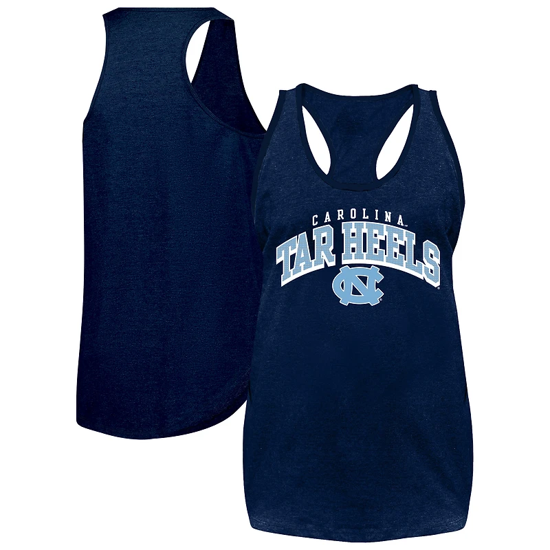 Women's Fanatics Navy North Carolina Tar Heels Plus Arch Tank Top