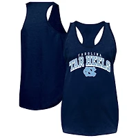 Women's Fanatics Navy North Carolina Tar Heels Plus Arch Tank Top