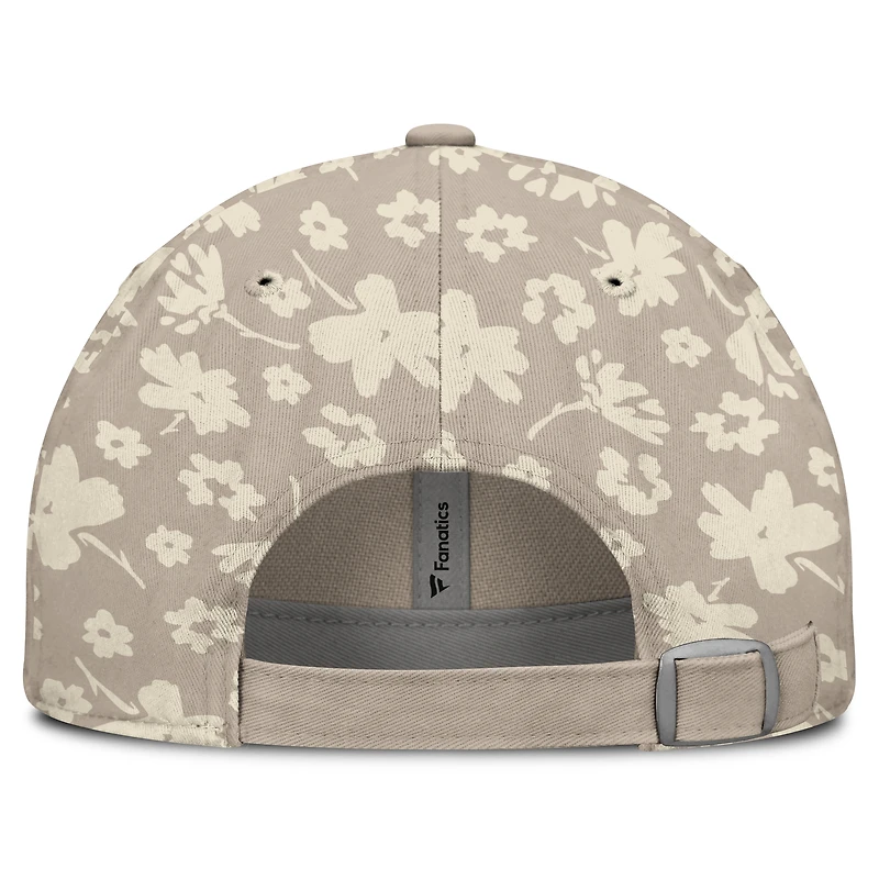 Women's Fanatics  Stone North Carolina Tar Heels Blossom Adjustable Hat