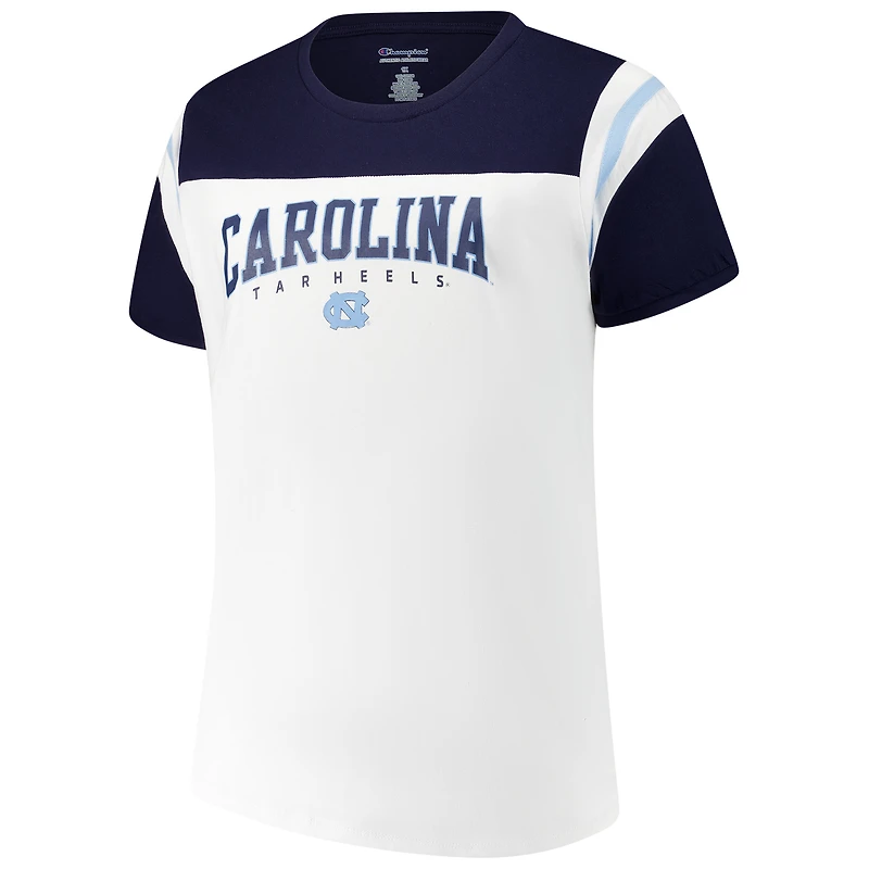 T-shirt Fanatics blanc pour femmes, grande taille, North Carolina Tar Heels Winning Gear