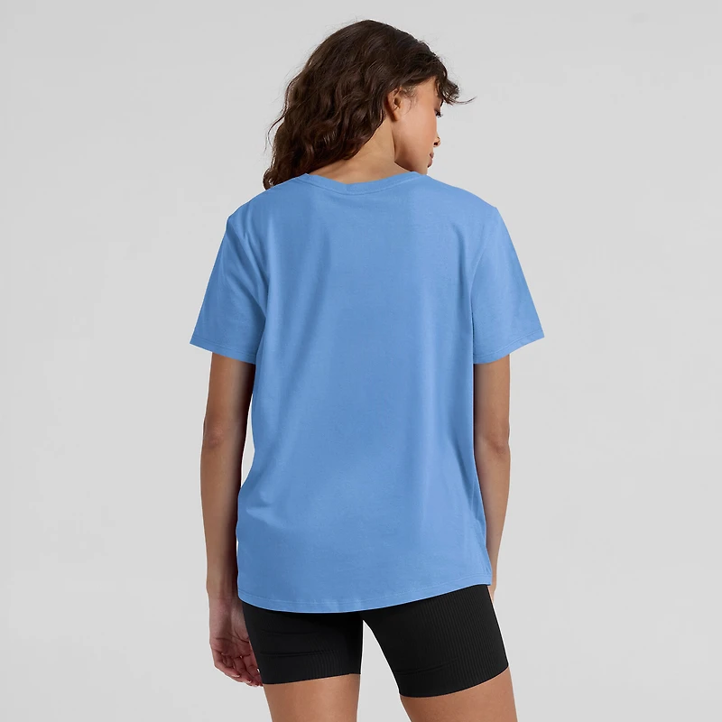 Women's Jordan Brand Carolina Blue North Tar Heels Local Script T-Shirt