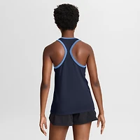 Women's Jordan Brand Navy North Carolina Tar Heels Uni Name Tri-Blend Dri-FIT Racerback Tank Top