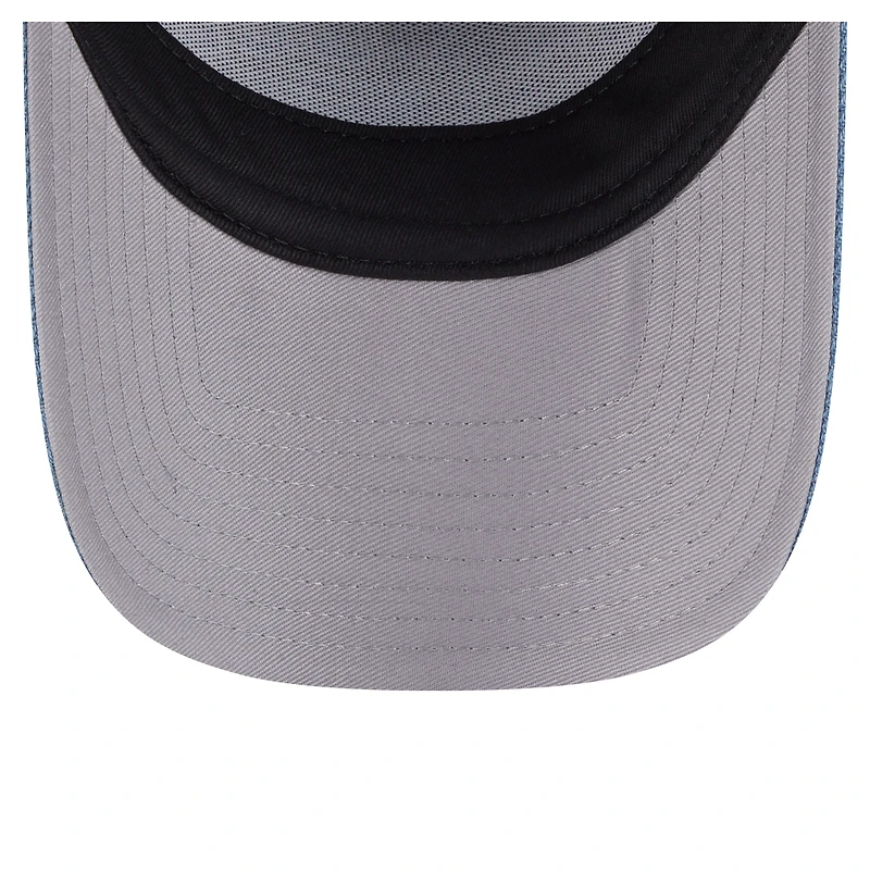 Casquette ajustable New Era en denim pour femme, modèle A-Frame 9FORTY, des Tar Heels de Caroline du Nord