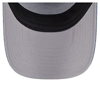 Casquette ajustable New Era en denim pour femme, modèle A-Frame 9FORTY, des Tar Heels de Caroline du Nord