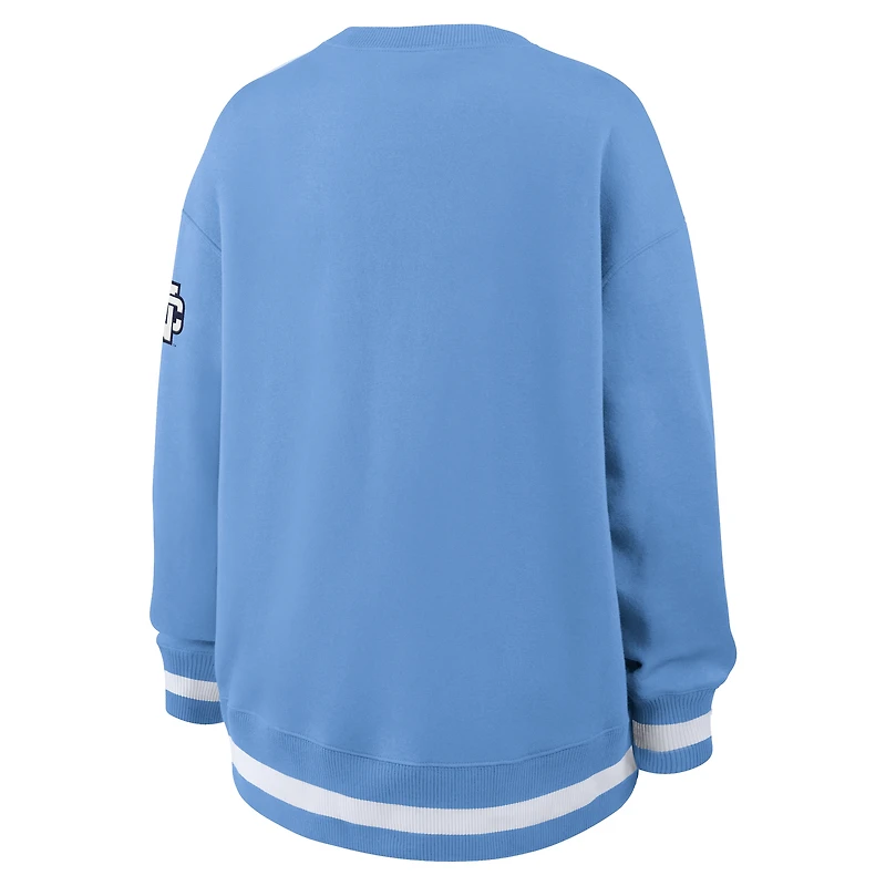 Women's Nike Carolina Blue North Tar Heels Oversized Legacy Phoenix Sweatshirt