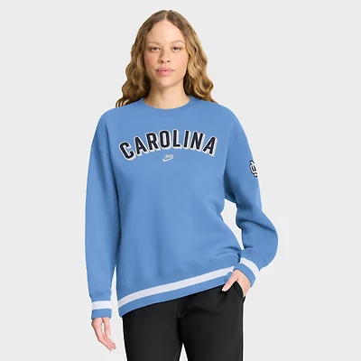 Women's Nike Carolina Blue North Tar Heels Oversized Legacy Phoenix Sweatshirt