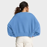 Women's Nike Carolina Blue North Tar Heels Oversized Phoenix Arch Pullover Sweatshirt