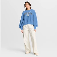 Women's Nike Carolina Blue North Tar Heels Oversized Phoenix Arch Pullover Sweatshirt