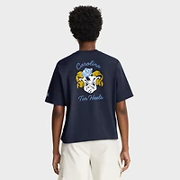 Women's Nike  Navy North Carolina Tar Heels Legacy Pocket Boxy T-Shirt