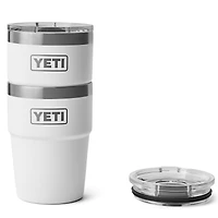 Gobelet empilable Rambler YETI North Carolina Tar Heels Primary 473 ml avec couvercle Magslider