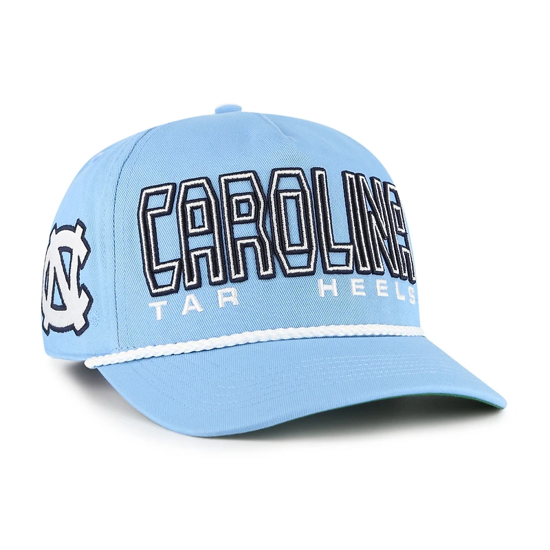 Casquette ajustable Byline Hitch pour jeunes '47 Carolina Blue des Tar Heels de Caroline du Nord