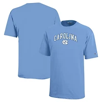 Youth Champion Navy North Carolina Tar Heels Arch Over Logo T-Shirt