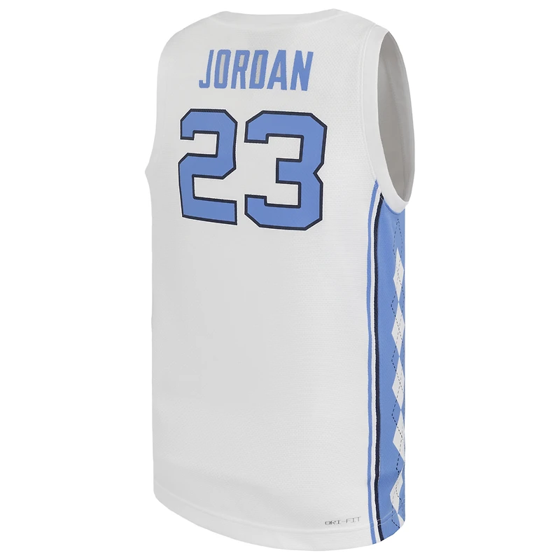 Youth Jordan Brand Michael White North Carolina Tar Heels Replica Basketball Jersey