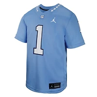 Maillot de jeu réplique Jordan Brand # Carolina Blue des Tar Heels Caroline du Nord Untouchable pour jeunes