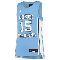 Jeune Jordan Brand Vince Carter Carolina Blue North Tar Heels Team Replica Maillot de basket-ball
