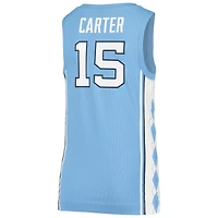 Jeune Jordan Brand Vince Carter Carolina Blue North Tar Heels Team Replica Maillot de basket-ball
