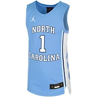 Jordan #1 Carolina Blue North Tar Heels Replica Team Basketball Jersey