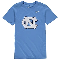 Youth Nike Carolina Blue North Tar Heels Cotton Logo T-Shirt