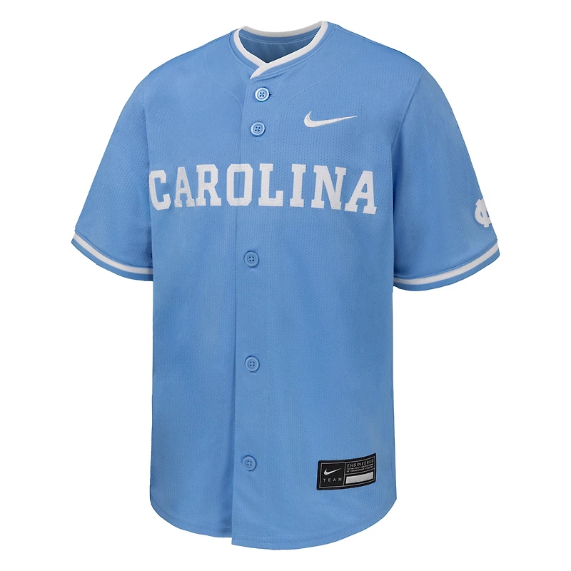 Youth Nike Carolina Blue North Tar Heels Limited Baseball Jersey